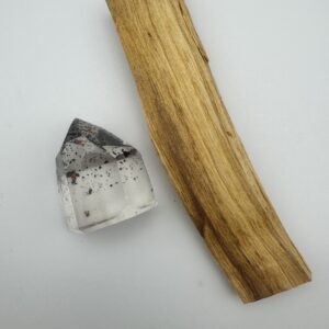 Kamień energetyczny - Kwarc dymny & Palo Santo